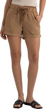 KUT from the Kloth Katana Drawstring Linen Blend Shorts