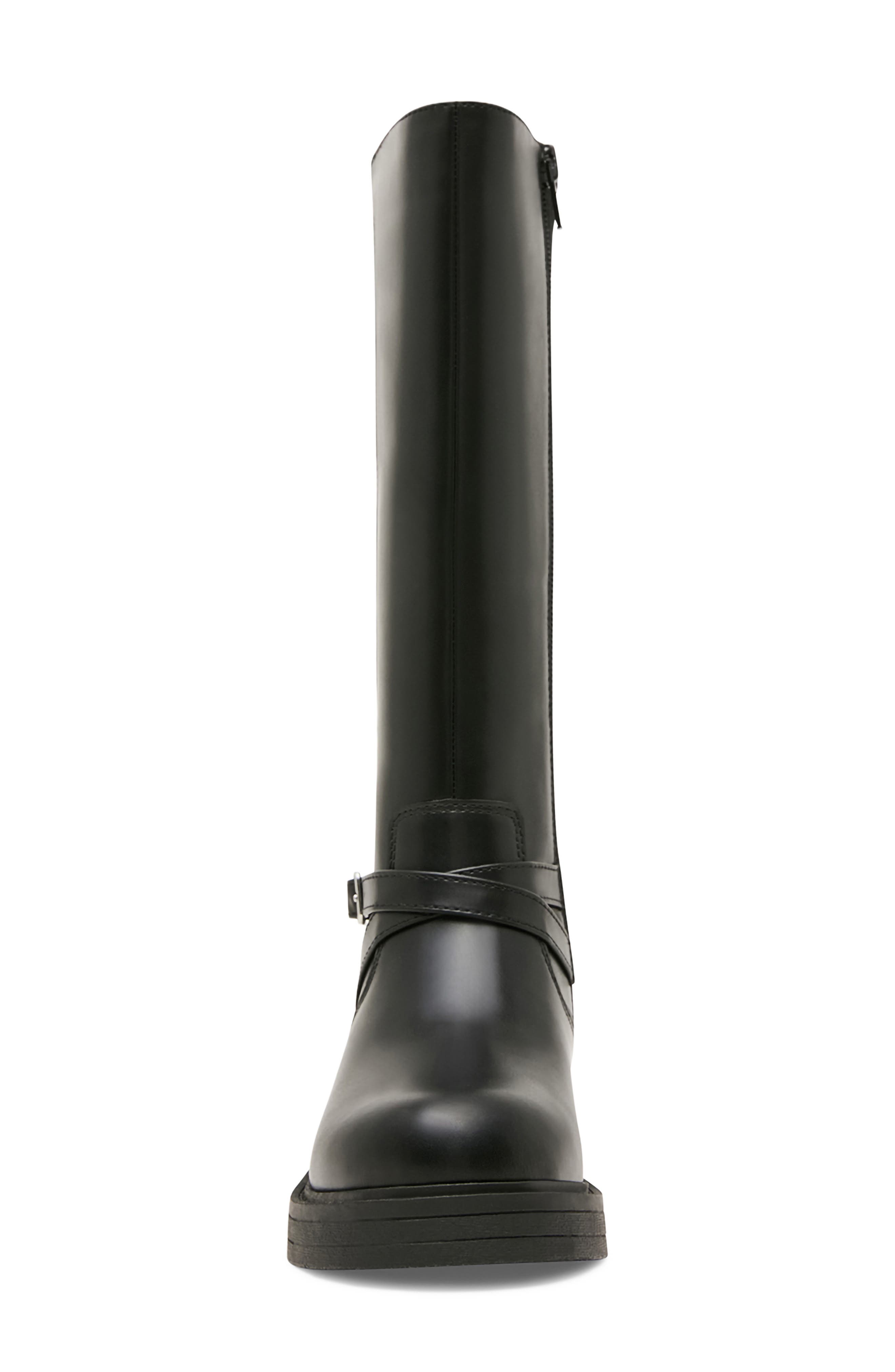 Kids' Jcore Faux Leather Tall Boot, Alternate, color, BLACK