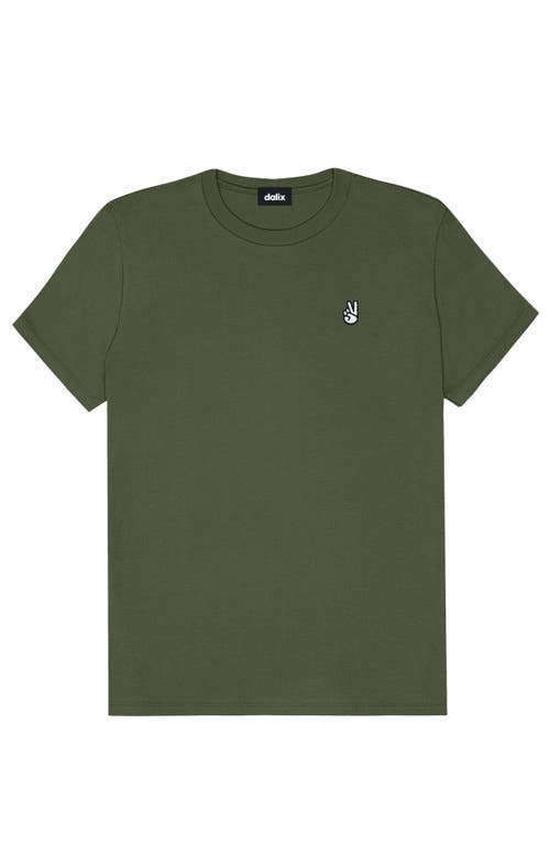 Dalix Womens Peace Sign Jersey Relaxed Tee