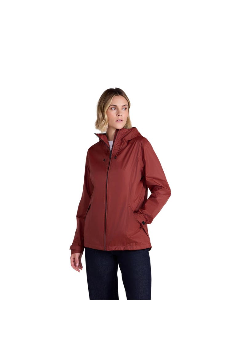 Swerve Lightweight Waterproof Jacket, Main, color, Rust