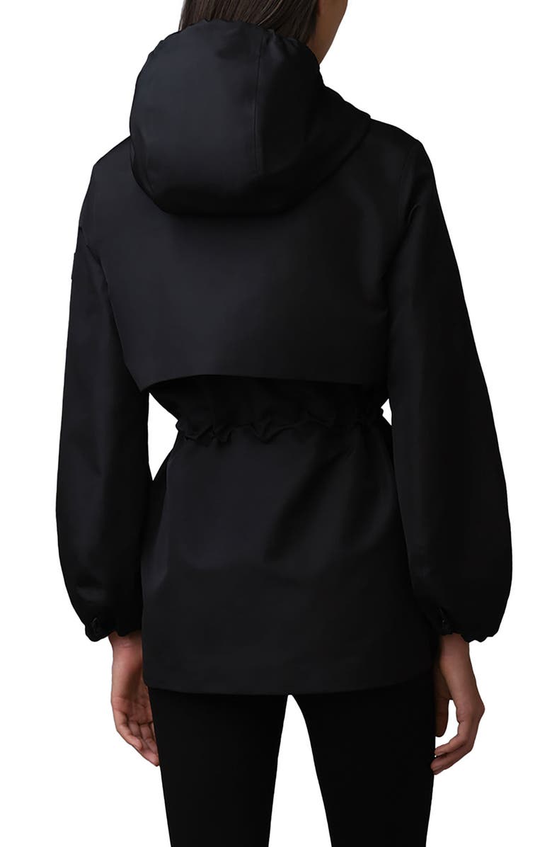 Mackage Kalea Windproof & Water Resistant Recycled Polyester Jacket, Alternate, color, Black-Trench