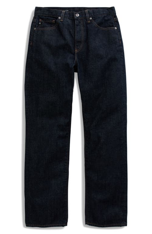 Ag Brinley Mid Rise Straight Leg Jeans In Black