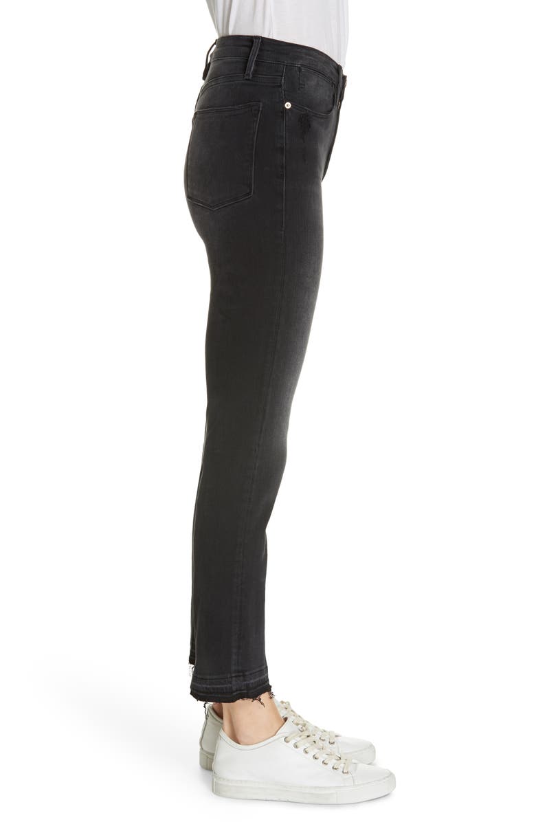 FRAME Le High Straight Release Hem Jeans, Alternate, color,