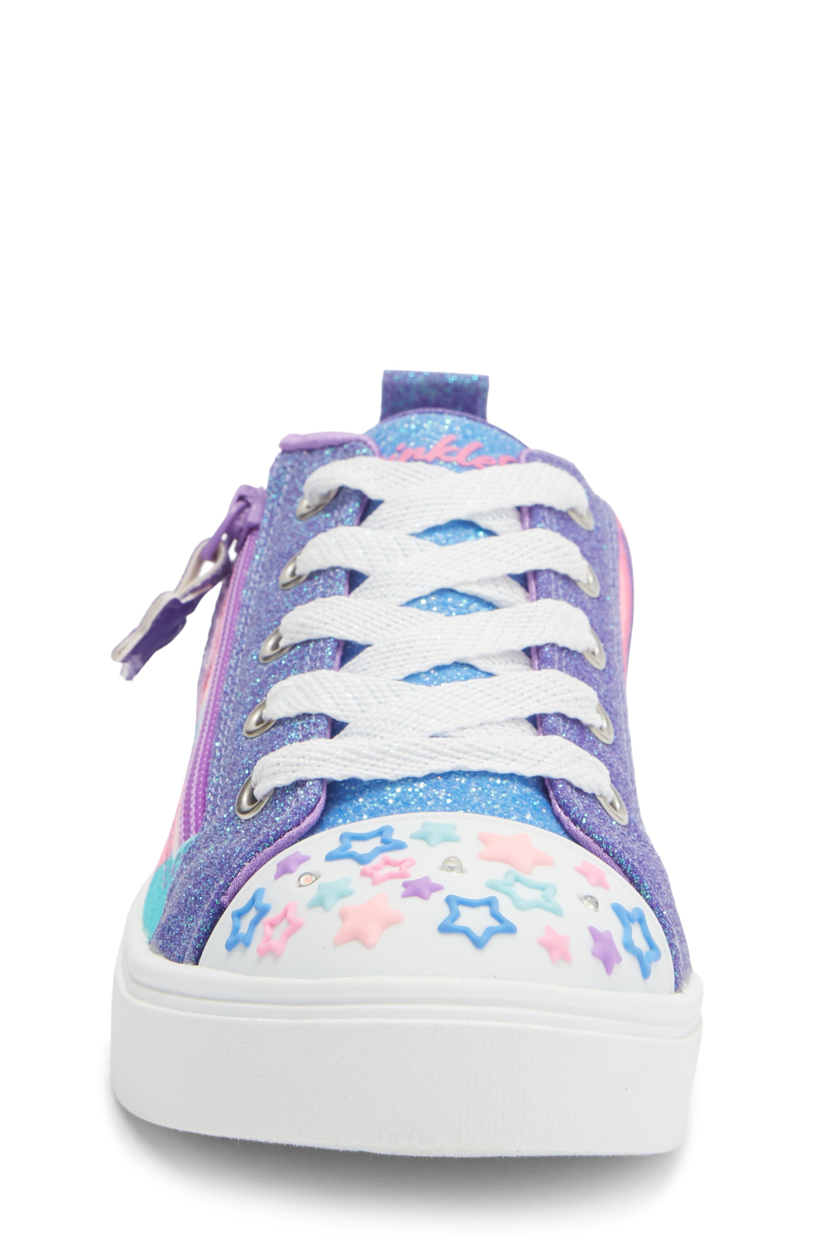 Kids' Twinkle Sparks - Cosmic Burst Light-Up Sneaker, Alternate, color, NVMT