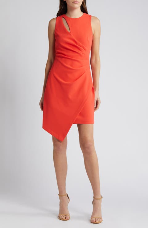 Cutout Detail Cocktail Dress