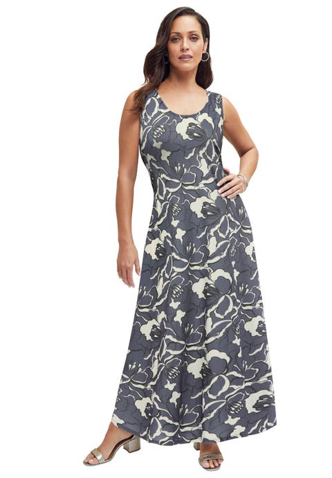 Stretch Knit Tank Maxi Dress (Plus)