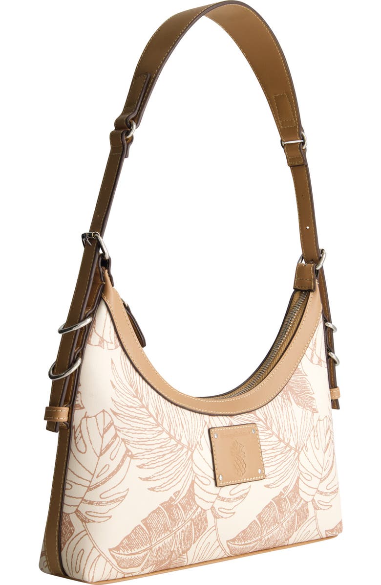 Tommy Bahama Debossed Logo Hobo Bag, Alternate, color, Tan