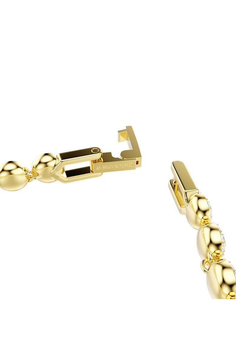 Swarovski Una Crystal Bracelet, Alternate, color, Gold/ Crystal