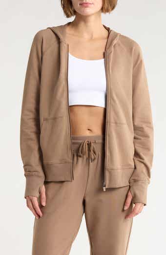 90 DEGREE BY REFLEX Everyday French Terry Full Zip Hoodie