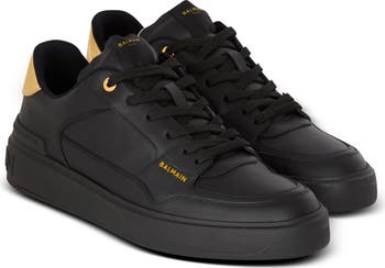 スニーカー Balmain B Court-Calfskin Sneaker B-Court trainers in calfskin white white - Women | BALMAIN