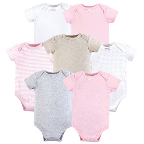 Hudson Baby Seven-piece Cotton Bodysuit Collection In Multi