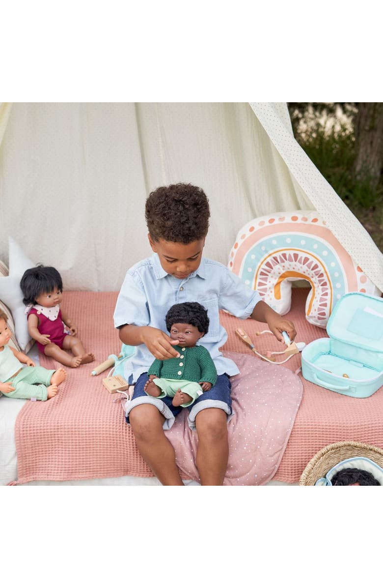 Miniland Doll Wooden Doctor Set, Alternate, color, Beige Multi