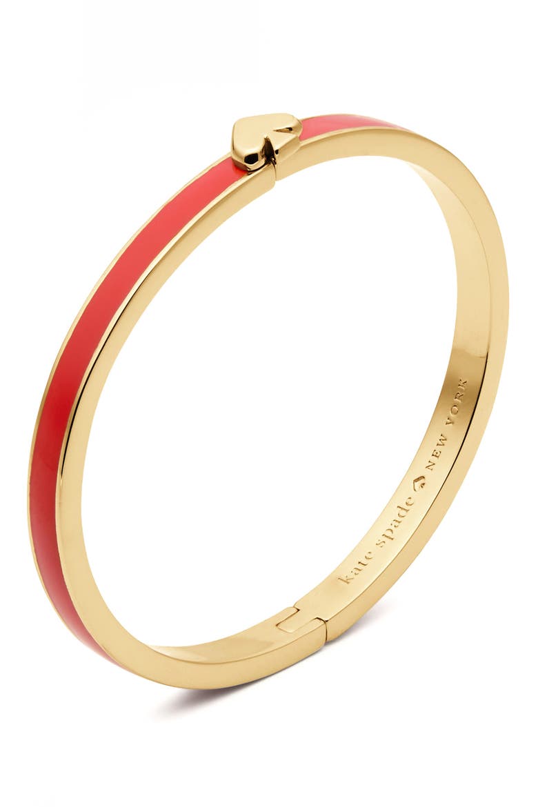 thin enamel bangle, Alternate, color, HOT CINNAMON