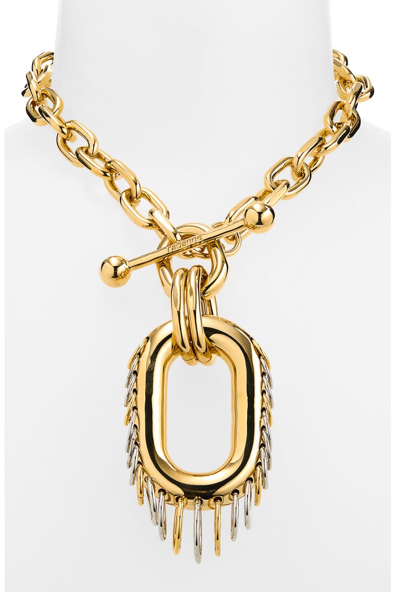 Toggle Necklace, Alternate, color, GOLD