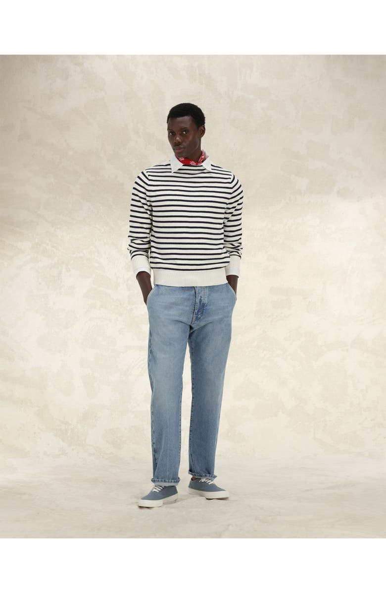 Fortela Reno Bleach Wash Denim Trousers, Alternate, color, D230