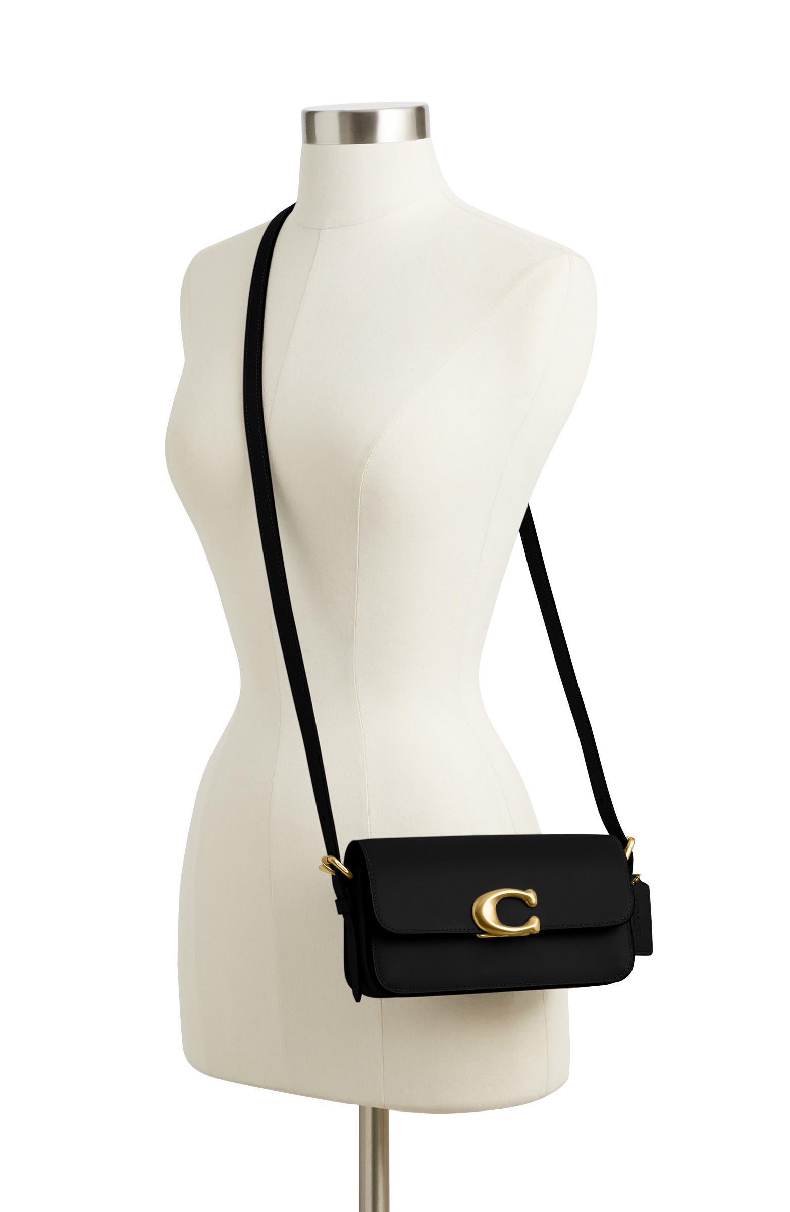 COACH Zoe Refined Calf Leather Shoulder Bag, Alternate, color, 