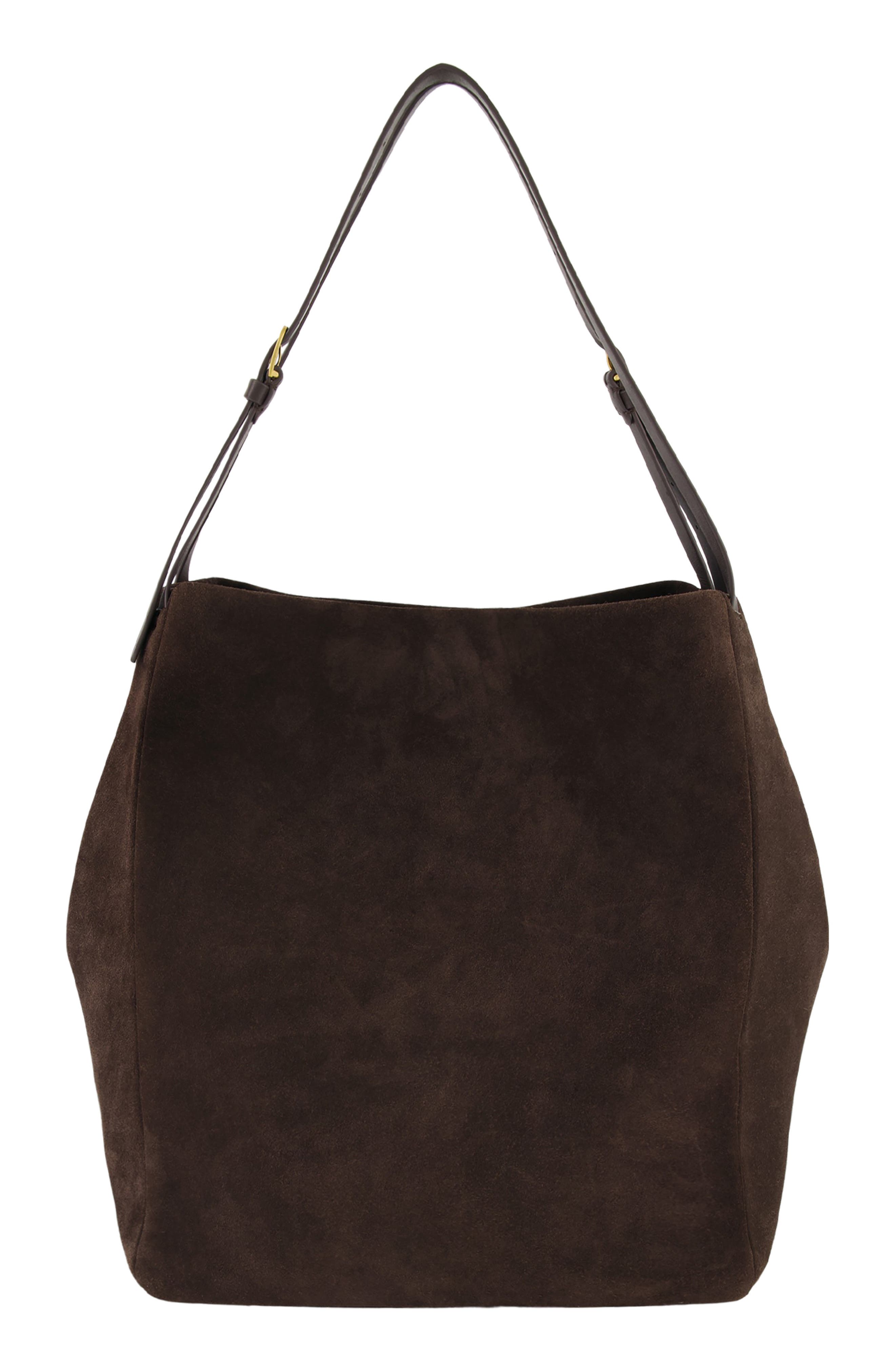 Josie Large Suede Tote, Alternate, color, CACAO