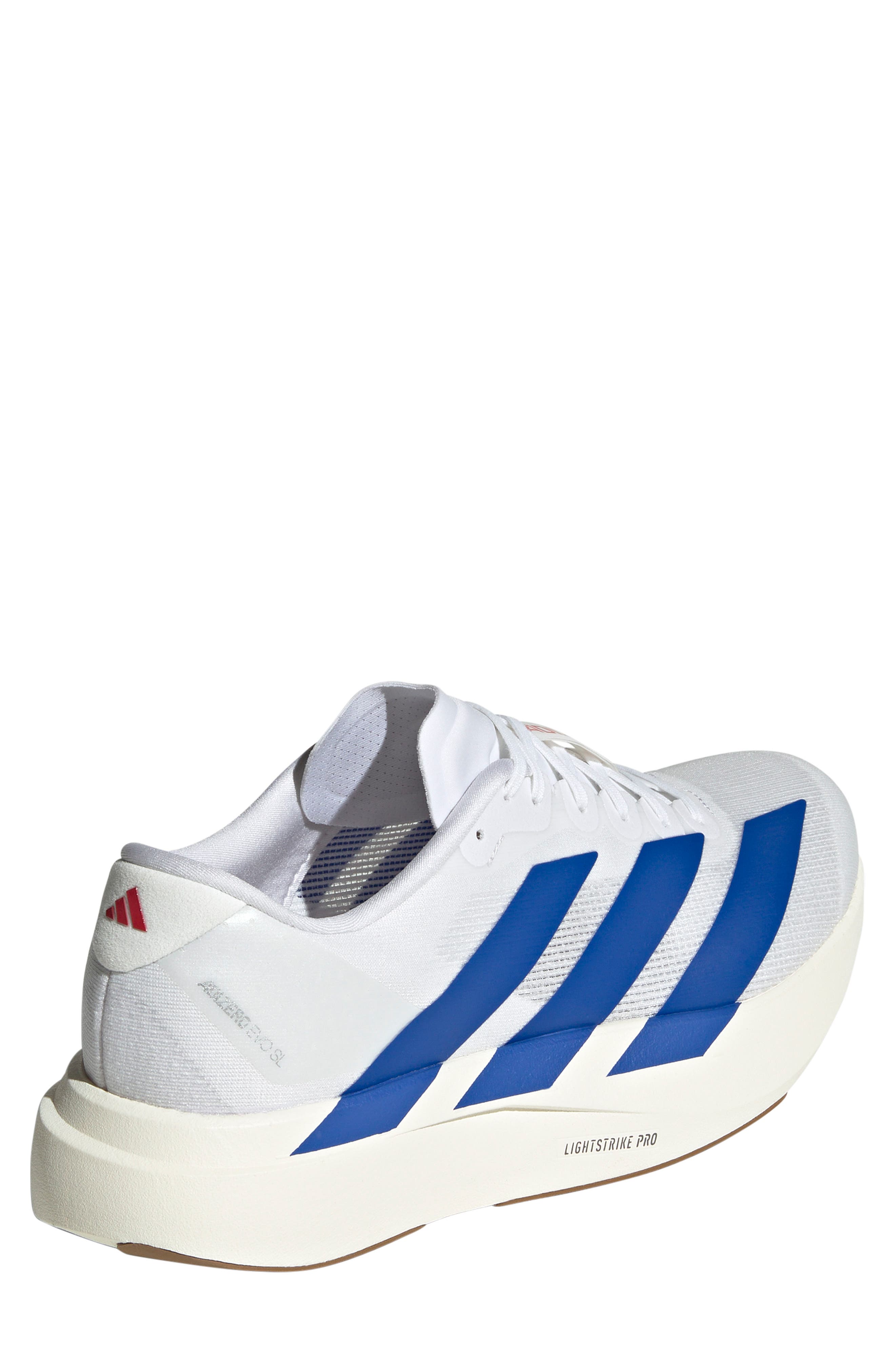 Adizero Evo SL Running Shoe, Alternate, color, FTWWHT/ROY
