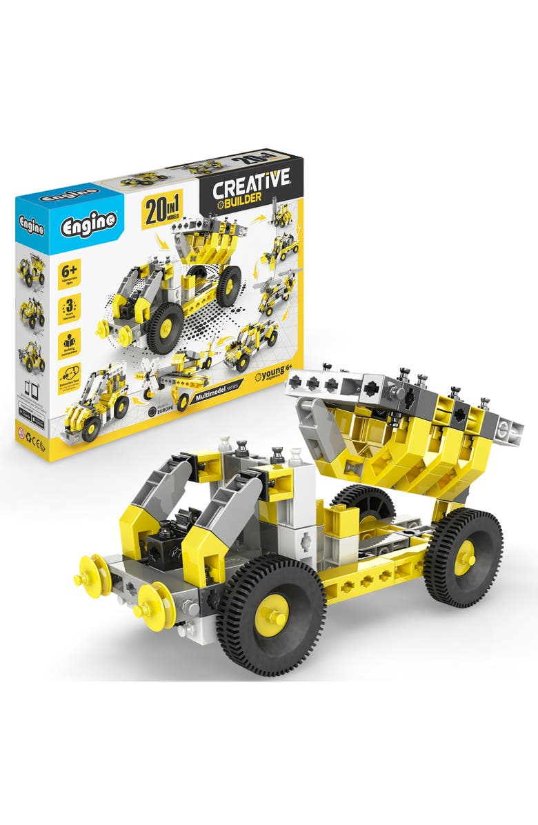 Engino Creative Builder 20 In 1 Multimodel Series, Toy Vehicles Brick Set, Main, color, Multicolored