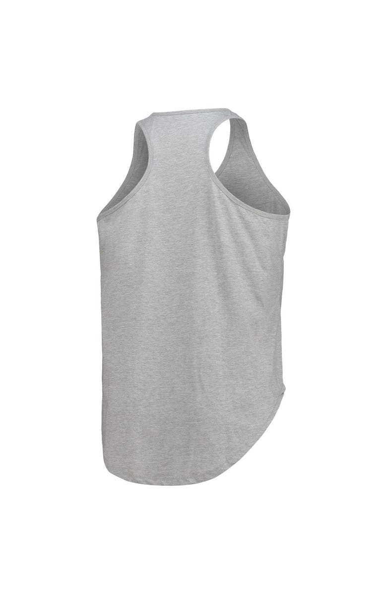 PROFILE Women's Heather Gray Kansas City Royals Plus Size Racerback Scoop Neck Tank Top, Alternate, color, 