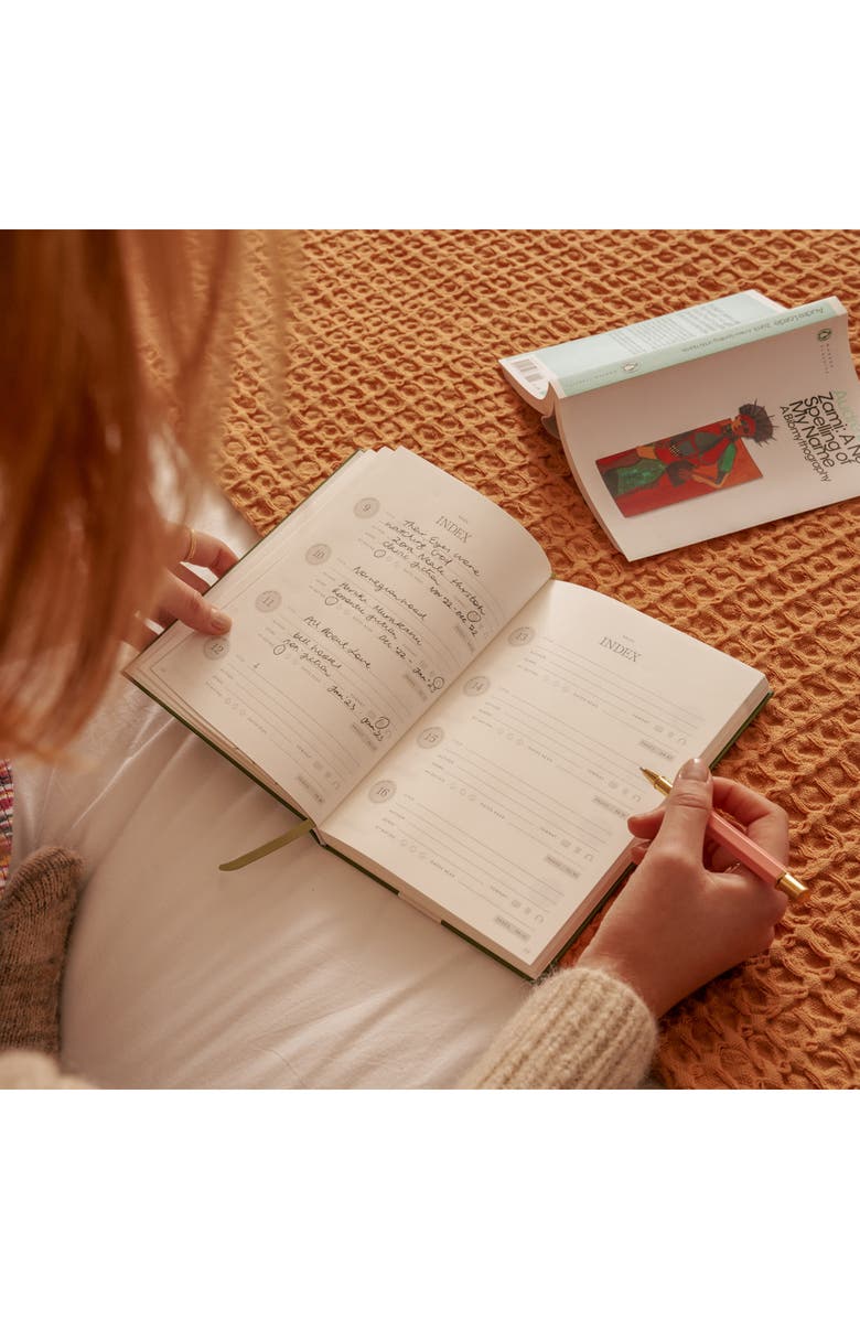 Papier Library Card Reading Journal, Alternate, color, 