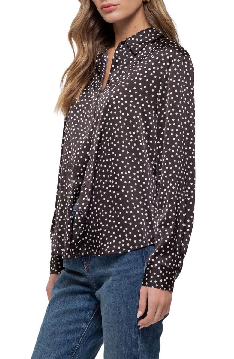 Blu Pepper Polka Dot Button-Up Shirt | Nordstromrack