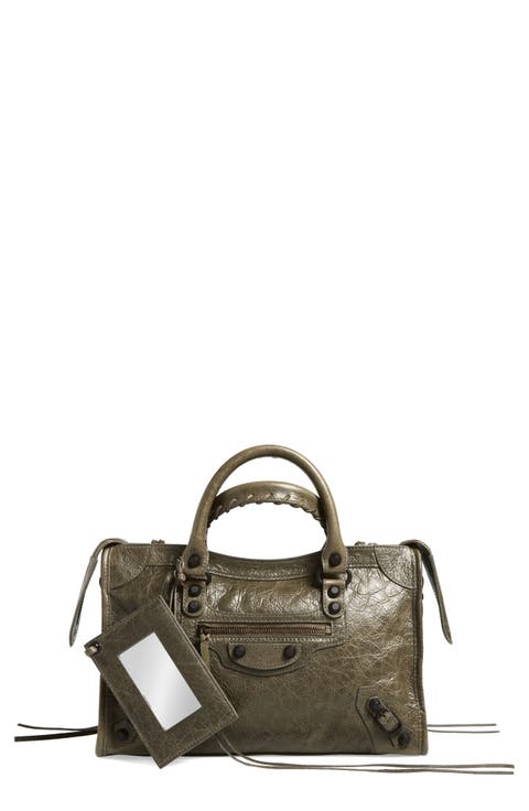 Small Le City Arena Leather Top Handle Bag