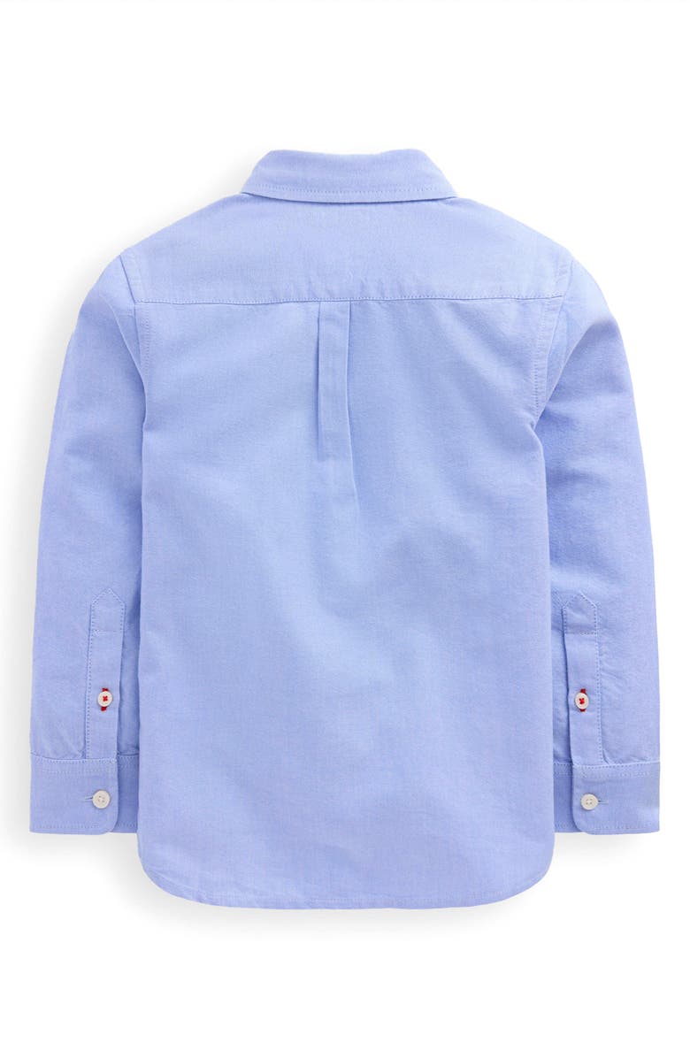 Mini Boden Kids' Vehicle Embroidered Cotton Graphic Button-Down Shirt, Alternate, color, Vehicles