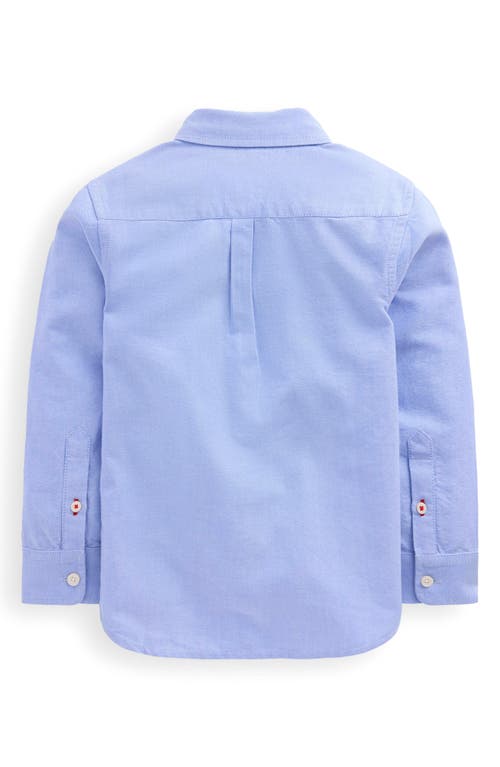 Mini Boden Kids' Vehicle Embroidered Cotton Graphic Button-down Shirt In Multi