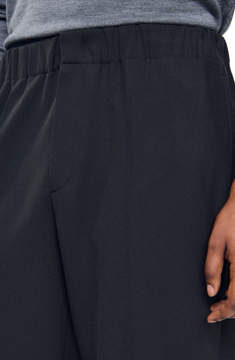 SANDRO Wide-leg trousers, Alternate, color, Dark Grey