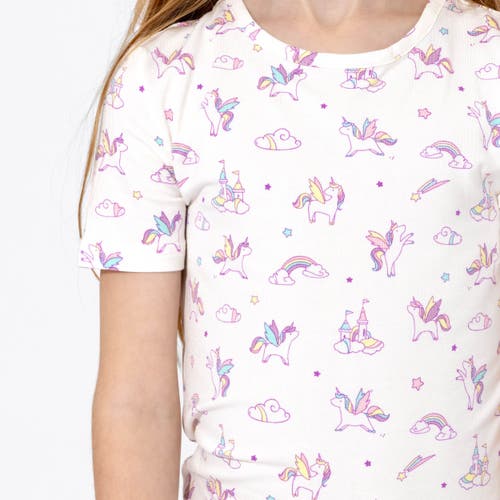Bellabu Bear Baby Girl's & Little Girl's Unicorn T-shirt & Shorts Set In Unicorn