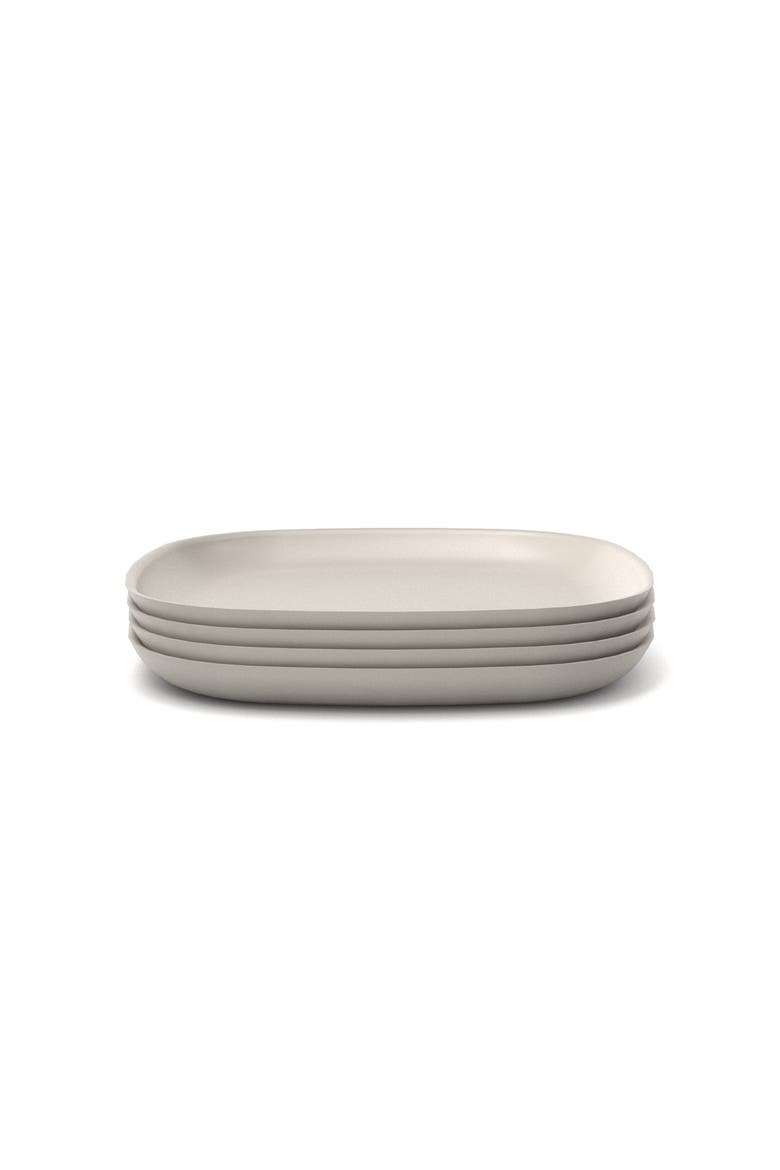 Square Dinner Plate - Set of 4, Main, color, Stone