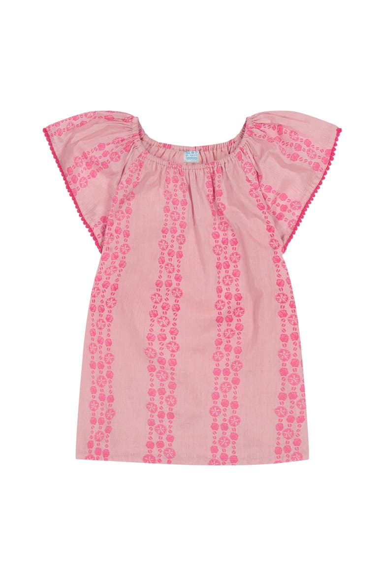 Mini Capucine Girls Caftan, Main, color, Pink