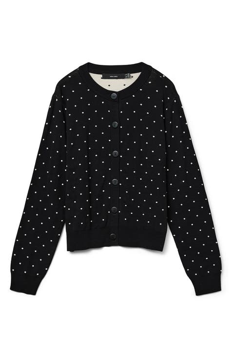 Saba Dot Print Cardigan