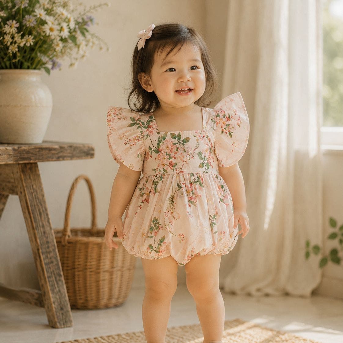 Piper&Cloth Ellowen Blush Botanical Bubble | Nordstrom