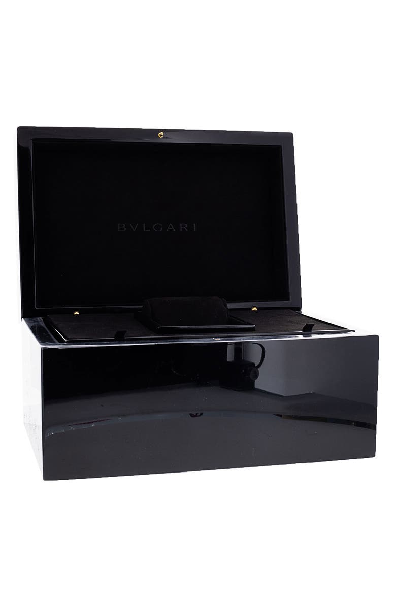 Watchfinder & Co. Bvlgari Preowned 2022 Solotempo 102977 Leather Strap Watch, 41mm, Alternate, color, Black/Brown