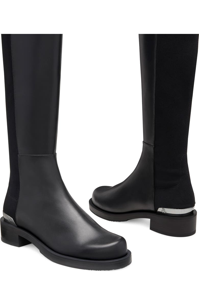 Stuart Weitzman 5050 Bold Logo Boot, Alternate, color,