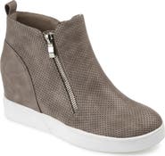 Journee Collection Pennelope Wedge Sneaker - Wide Width