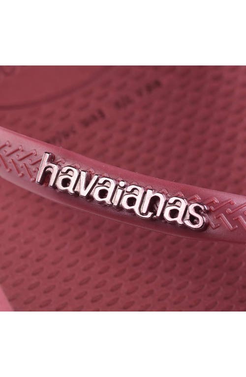Havaianas Slim Square Logo Flip Flop