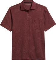 Johnston & Murphy Evans Paisley Jacquard Polo
