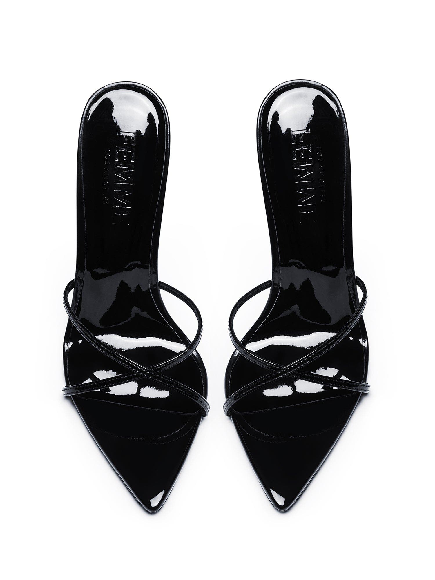 FEMME Donatella Mule, Alternate, color, Black