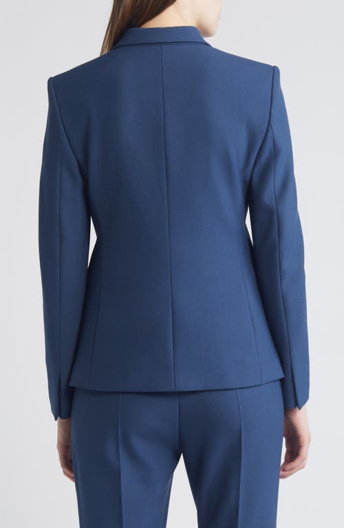 Hugo Boss Boss Jatawa Asymmetric Blazer In Insignia Blue