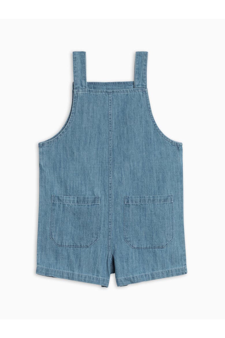 Organic Zack Chambray Overall Short, Alternate, color, Chambray