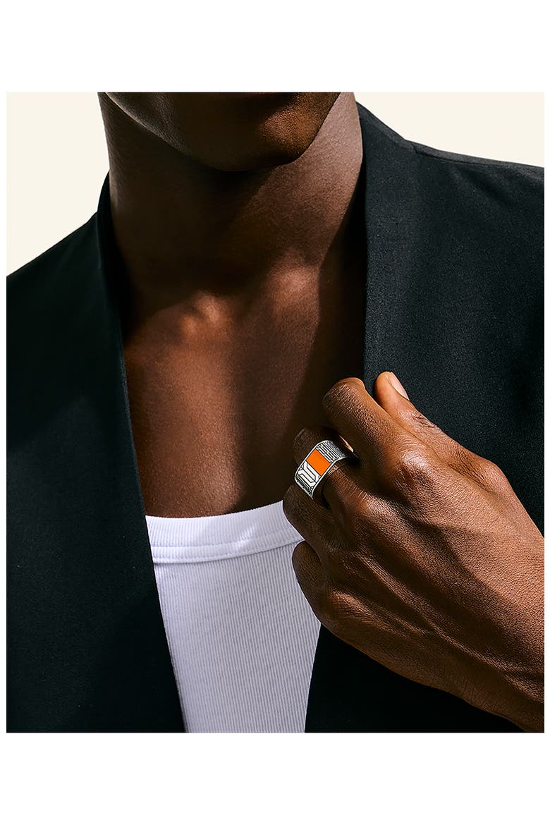 Icon 50 Signet Ring, Alternate, color, SILVER