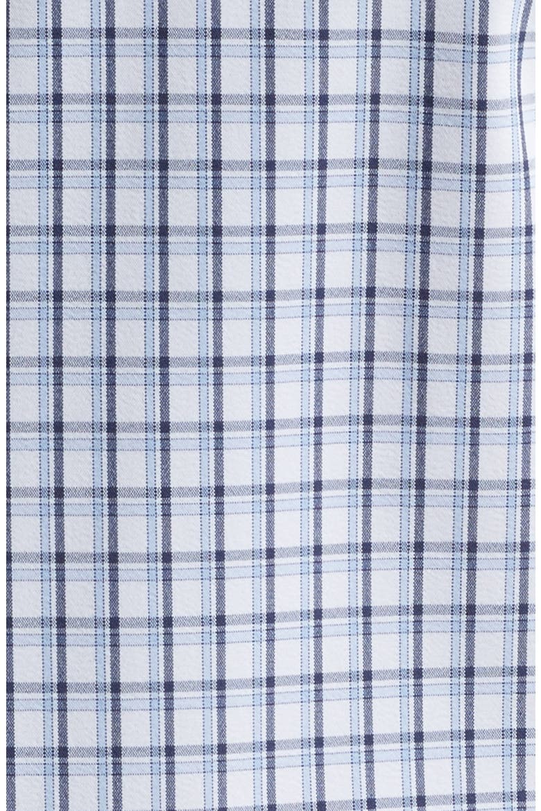 Hank Kent Slim Fit Performance Stretch Dress Shirt, Alternate, color, DK BU