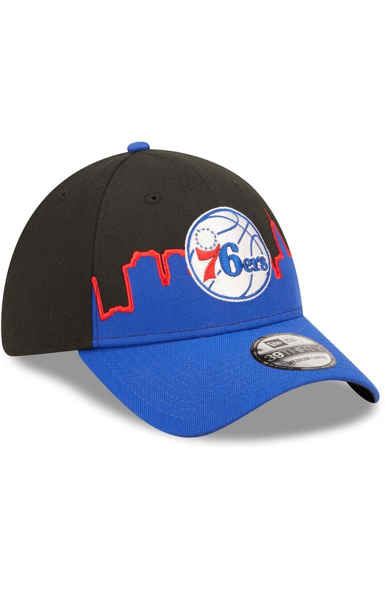 New Era Men's New Era Royal/Black Philadelphia 76ers 2022 Tip-Off 39THIRTY Flex Hat, Alternate, color, 