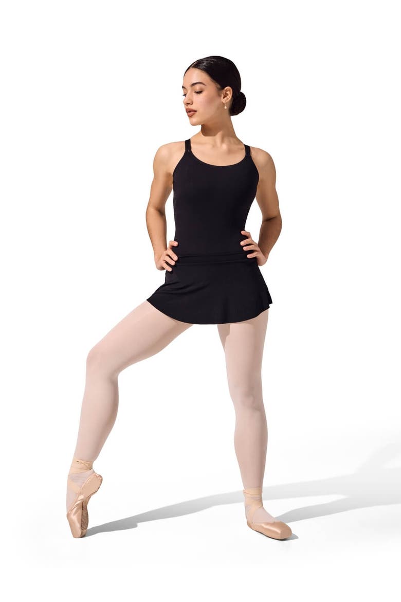 Double Strap Camisole Leotard, Alternate, color, black