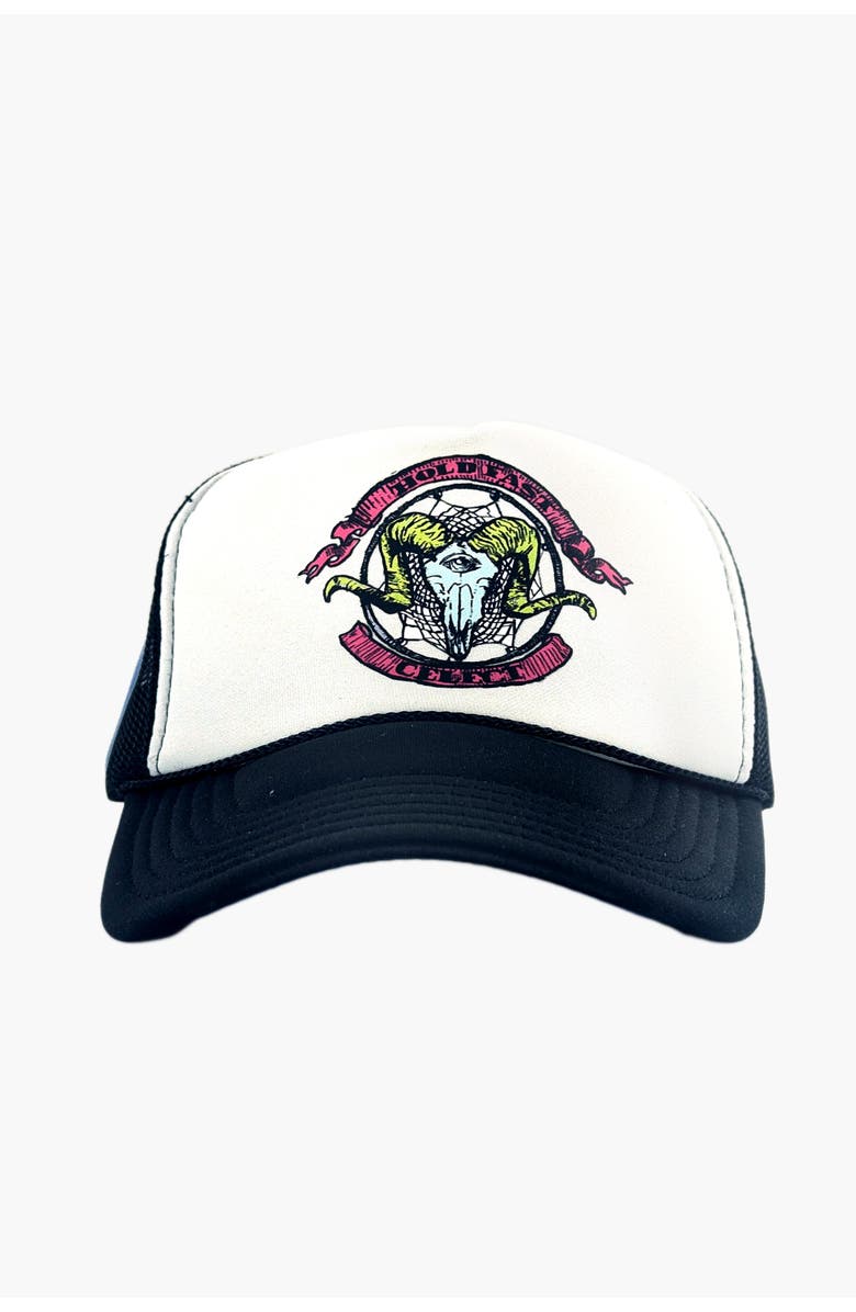 THE CELECT Hold Fast Trucker Cap, Main, color, Black