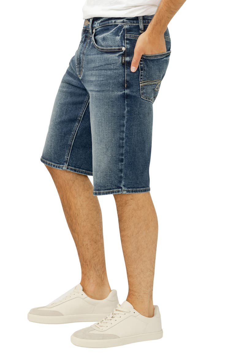 Gordie Relaxed Fit Denim Shorts, Alternate, color, DELRAY