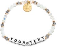Little Words Project Empire Custom Beaded Stretch Bracelet